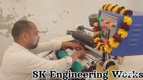 AUTOMATIC FOIL REWINDING & SINGLE PRINTING BUTTER PAPER REWINDING MACHINE HIGH SPEED SERIES - 3