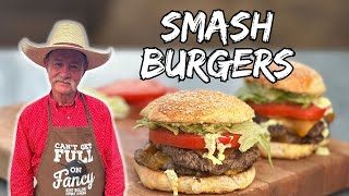 The Ultimate Double Decker Smash Burgers with Homemade Brioche Buns #bestburgers #smashburgers