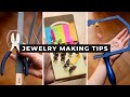 Jewelry making TIPS and HACKS! #5 | How to make jewelry