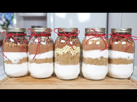 Brownie In A Jar Recipes Edible Gifts-11-08-2015