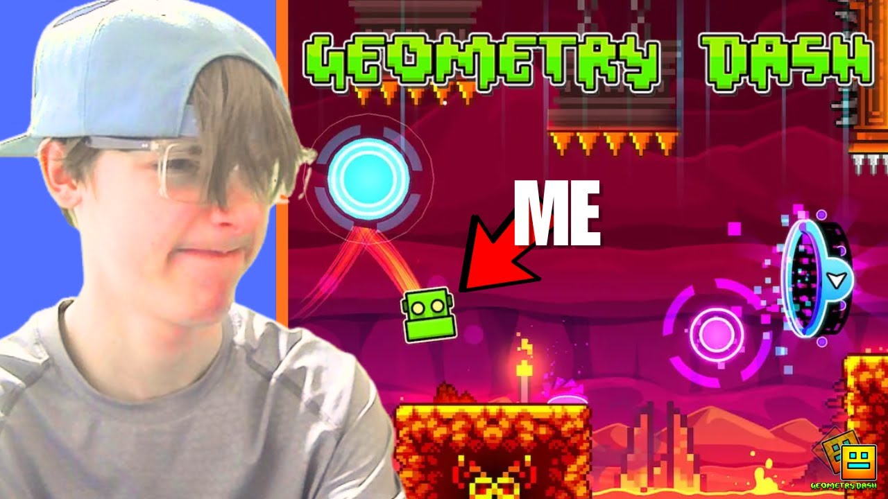 Making A Geometry Dash Level For My Brother! | Geometry Dash - YouTube