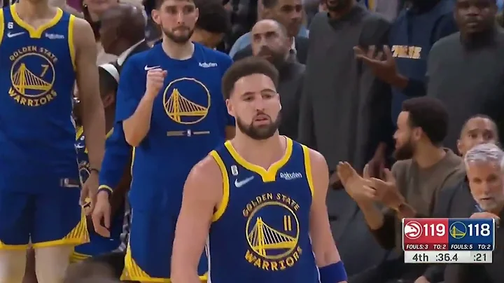 Klay Thompson catch & shoot three🔥🔥 GSW Vs Hawks Jan.2 2022 - 2023 Season