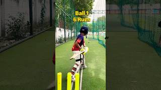 10 Year old - 6 Balls 14 Runs in 44 Degrees Heat #cricketshorts #cricketlover #cricket #ipl2026