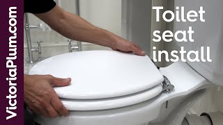 How to fit a toilet seat | Bathroom fitting guides from Victoria Plum screenshot 1