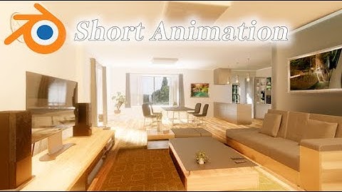 【Blender 2.83】 ルームツアー　ショートアニメ - Short Animation - Room Tour