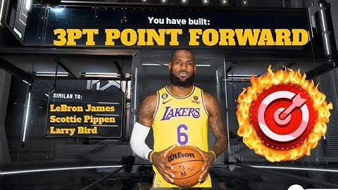 *NEW* RARE 3PT POINT FORWARD BUILD IN NBA 2K23! SUPER RARE OVERPOWERED DEMIGOD BUILD IN NBA 2K23!