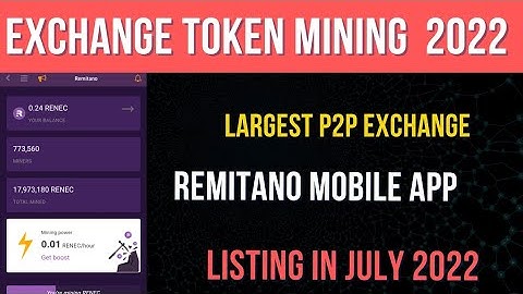 Exchange Remitano Free Mining RENEC Token | Best p2p Exchange Token Mining | Remitano Free App 2022