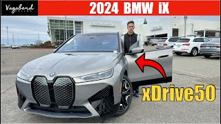 2024 BMW iX xdrive50. Walk around + full review