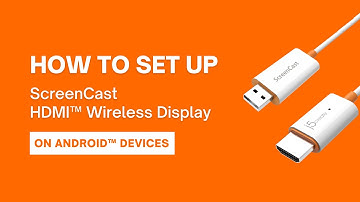 j5create | How to Set Up ScreenCast HDMI™ Wireless Display on Android™ Devices