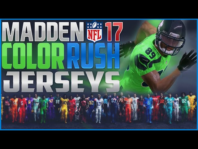 the best color rush jerseys and madden｜TikTok Search
