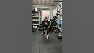 Zercher Split Squat with band