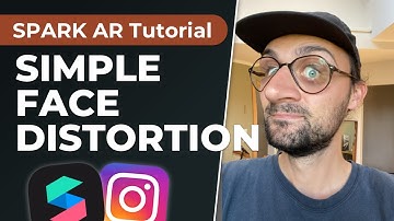 Simple Face Distortion - Spark AR Tutorial! | Deformation of the Face in your Instagram Filters