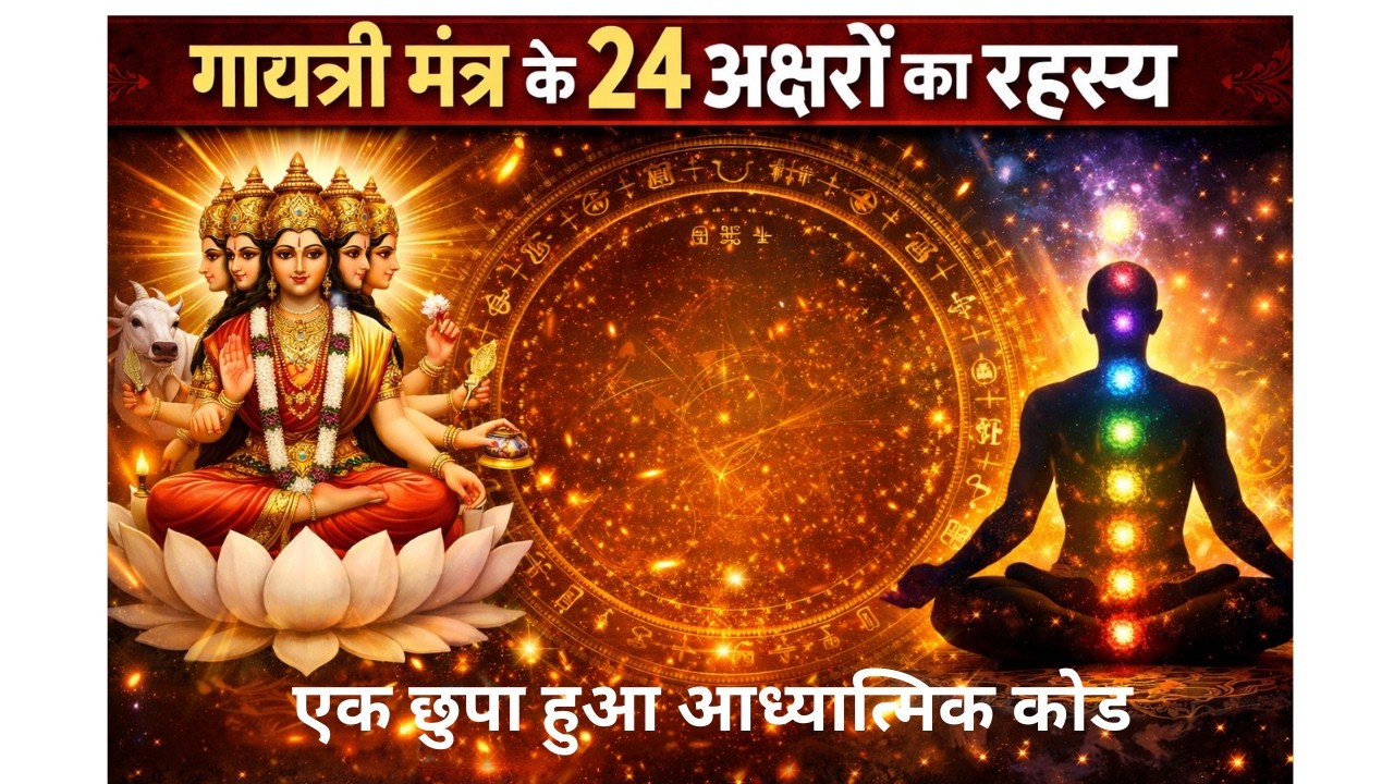 गायत्री मंत्र के 24 अक्षरों का रहस्य | एक छुपा हुआ आध्यात्मिक कोड | #gayatrimantra #sanatandharma