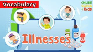 Penyakit - Gejala - Masalah Kesehatan | Video Edukasi Untuk Anak | Belajar Bahasa Inggris Untuk Anak-Anak