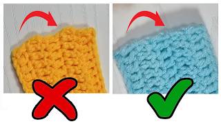 Never Struggle with Crochet Edges Again - Easy Hack With Stacked Single Crochet Technique @crochetmusings