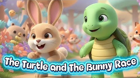 🐢✨ The Turtle and The Bunny Race | Kids Story & Song with Luki | Slow and Steady Wins! 🐰🎶