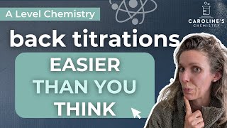 Back Titrations Explained | Step-by-Step Calculations (A Level Chemistry)