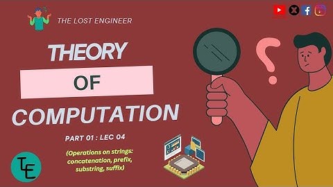 TOC part 01 Lec04: Concatenation, prefix ,Suffix ,Substring