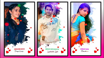 New Style Full Lyrics Whatsapp Status Video Editing in Telugu Kinemaster - 4k Lyrical Video Editing