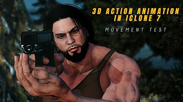 ACTION ANIMATION TEST IN ICLONE 7 + CC3