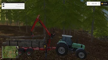 Farming Simulator 2015 - Loading and selling wood logs