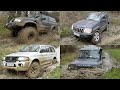 Different Off road Vehicles vs Deep Mud Hole !!! Who does it best ???