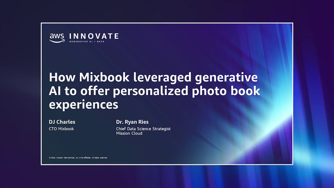 AWS Innovate March 2024 | How Mixbook leveraged genAI to offer ...