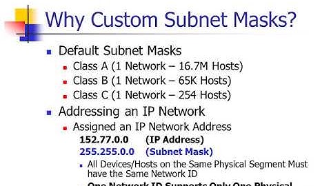 LearntoSubnet:  Introduction to Creating Custom Subnet Masks (Why create custom subnet masks?)