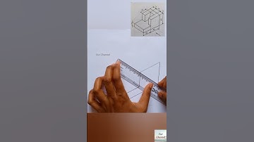 Isometric View Drawing using a Scale #shorts #trending #viral #youtubeshorts #viralshorts