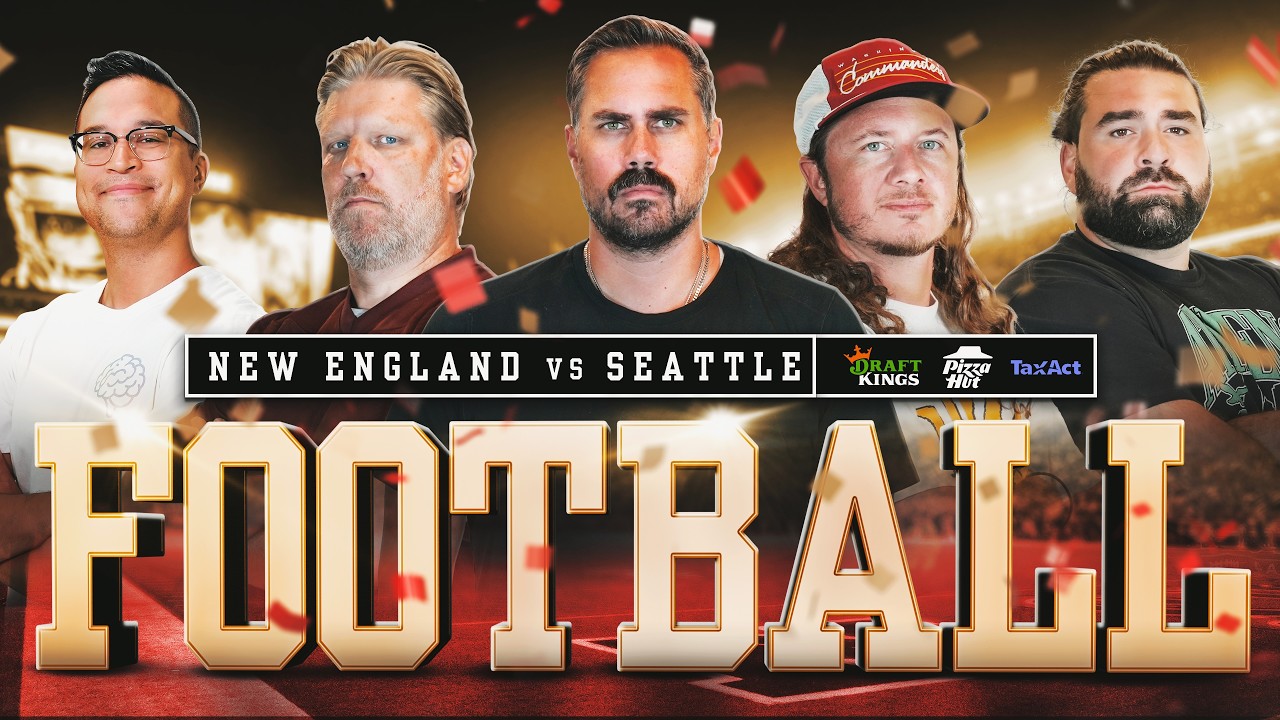 Big Cat and Co Sweat Out New England Vs Seattle in the Big Game | Barstool Gambling Cave
