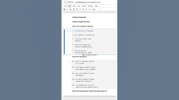 CatBoost Explained Handle Categorical Data Like a Pro in Python Libraries #CatBoost #MachineLearning