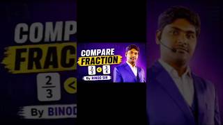 short method of comparing fraction #education #math #khansir #bklakshyaclasses #raushananandsir