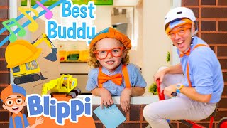 Blippi Best Buddy Song | 1 Hour of Educational Bike Songs For Kids