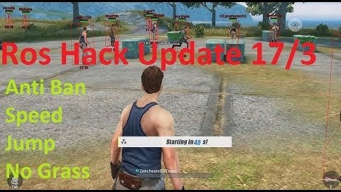 Hack Ros 3.0 Update 17/3 (Wallhack,no grass,Jump.Speed,...)