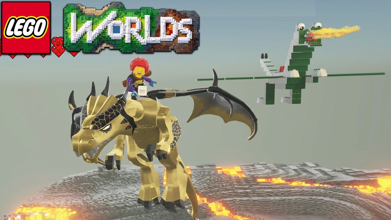 how to get a dragon in lego worlds