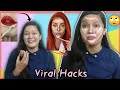 Testing TIKTOK Viral Beauty Hacks || White Bhootni😂 || Arshi Anon