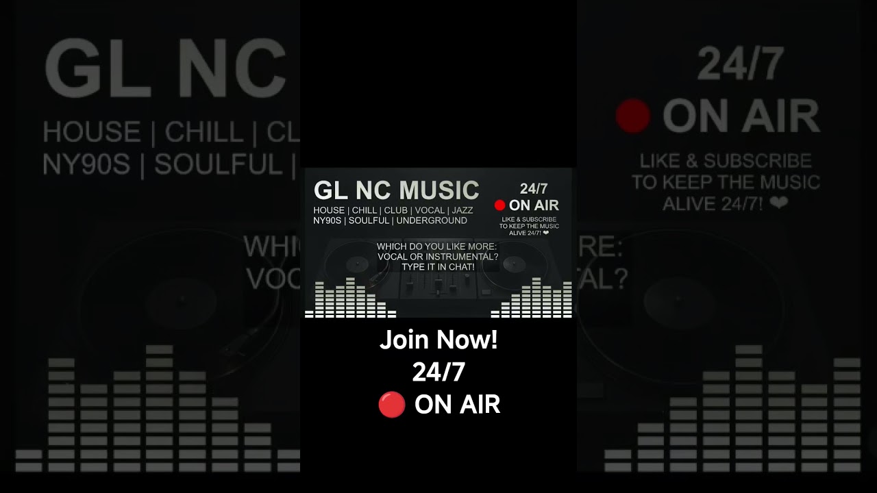 ☝🏻JOIN HERE☝🏻 Deep House Vibes That Never Stop 🔥 | 24/7 Chill Radio 