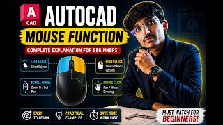 STOP USING AUTOCAD WRONG! AUTOCAD MOUSE TRICKS