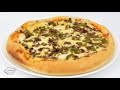 Pizza casera MUY FÁCIL con carne picada y queso Y RECETA DE LA MASA