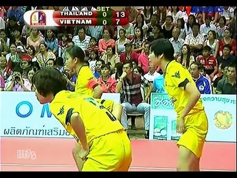 THAILAND - VIETNAM Sepak Takraw King's Cup 2013 Final Match Women's Team (A)