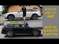 Volvo V90 Cross Country D5 AWD vs Audi A6 Allroad 3.0 TDI Quattro - 4x4 tests on rollers