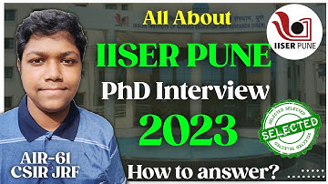 IISER Pune PhD Interview experience | Chemistry