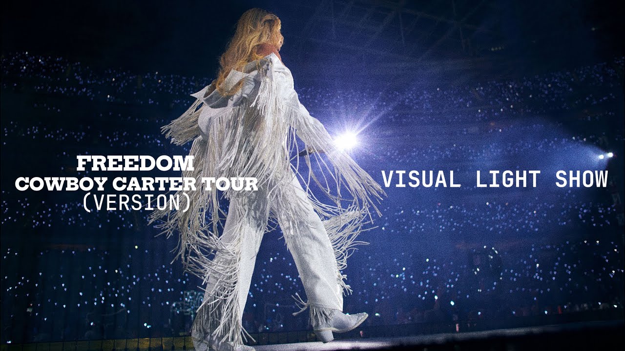Beyoncé - Freedom (cowboy carter tour studio version / visual light ...