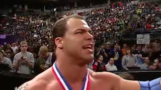 Trish Stratus Vs Jacqueline Spanked Match & Saved By Kurt Angle