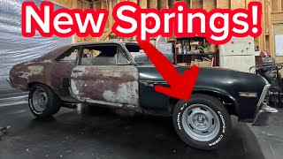 Lowering The Budget Chevy Nova