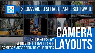 Video Surveillance Software User Manual: Xeoma's Layouts of Cameras screenshot 1
