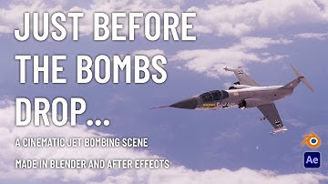 Fighter Jet Flyby | 3D Animation in Blender (Eevee Render) & After Effects