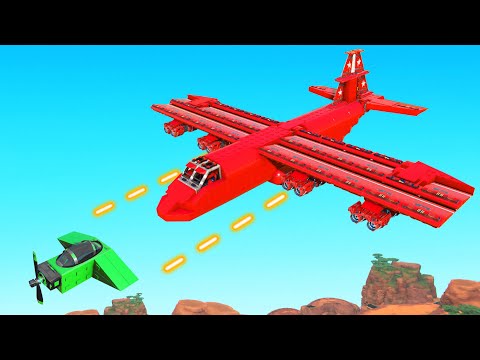 Build The BEST FIGHTER PLANE Challenge! (Trailmakers)