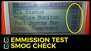 Fast Drive CycleSmog Check PassedEmissions Passed in 21 Minutes