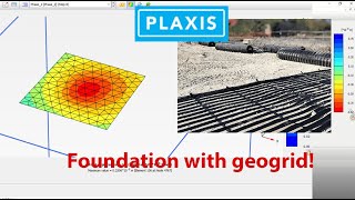 Geogrid under foundation plaxis